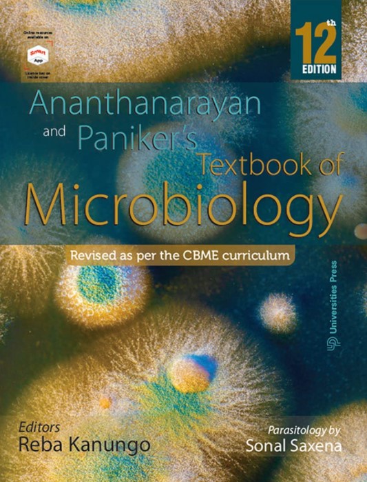 Ananthanarayan and Panikers Textbook of Microbiology,12th Edition
